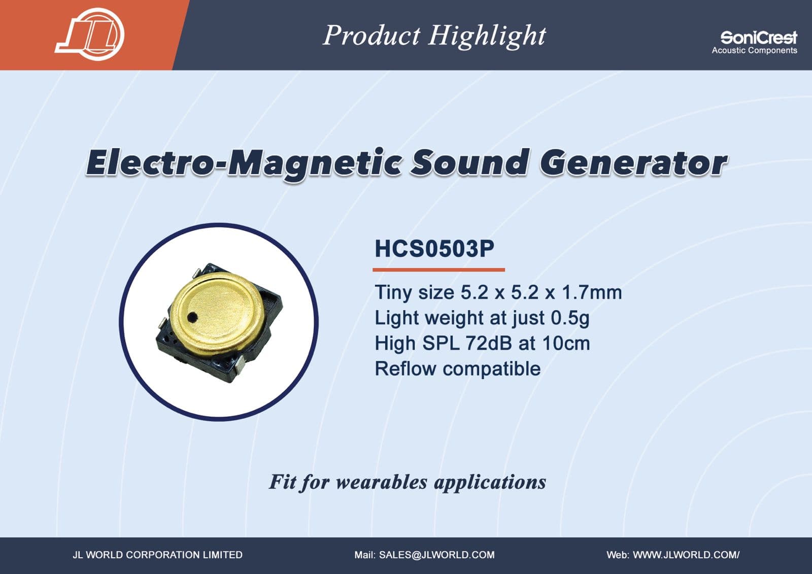 New Product – HCS0503P
