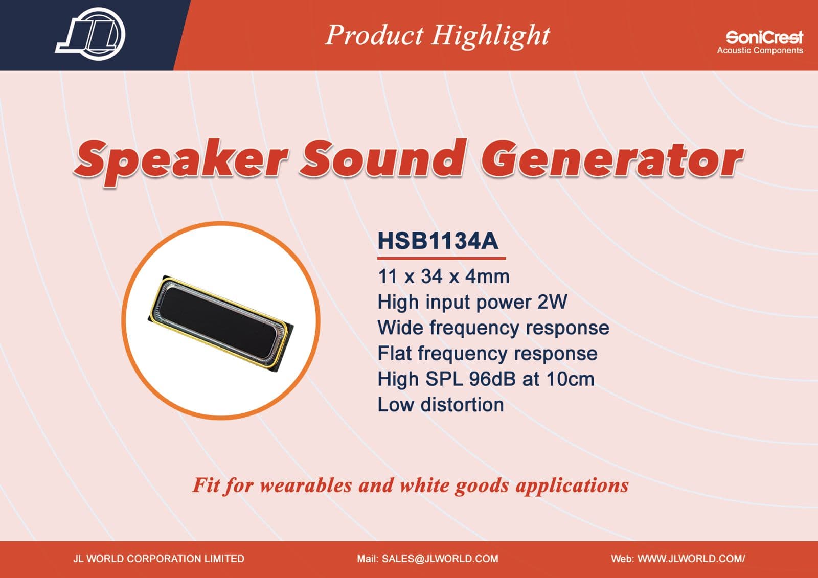 New Product – HSB1134A