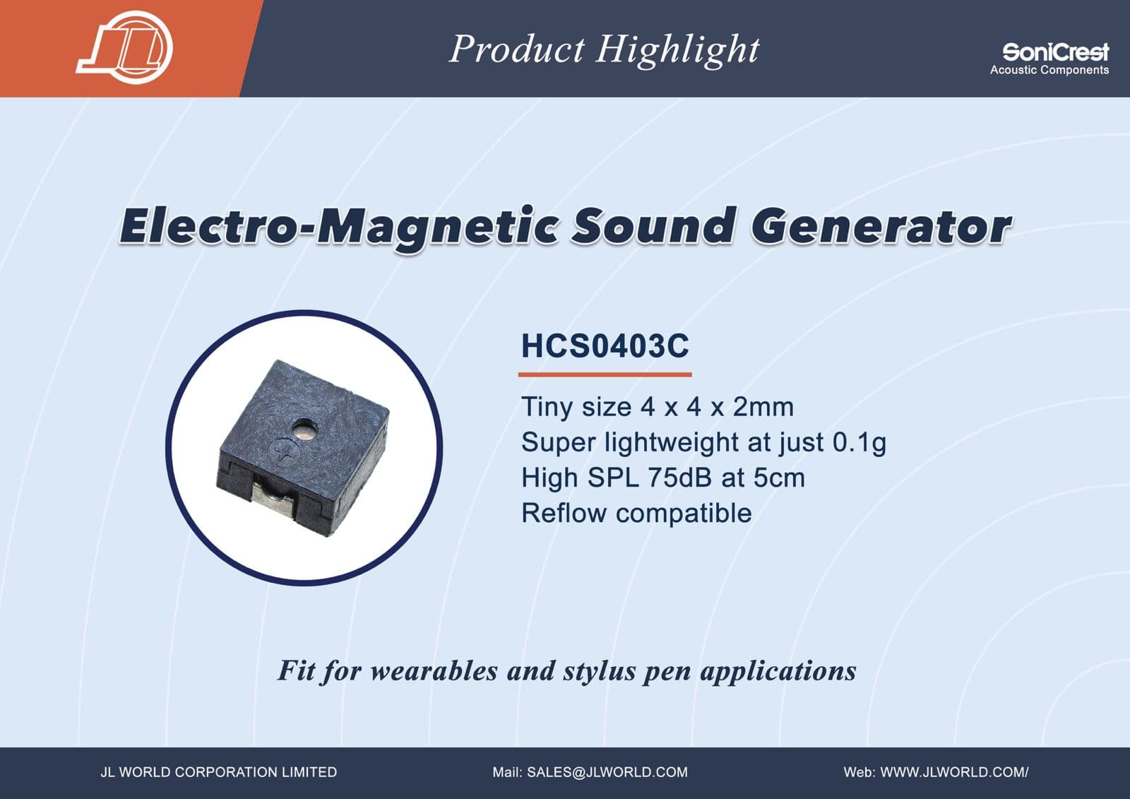 New Product – HCS0403C