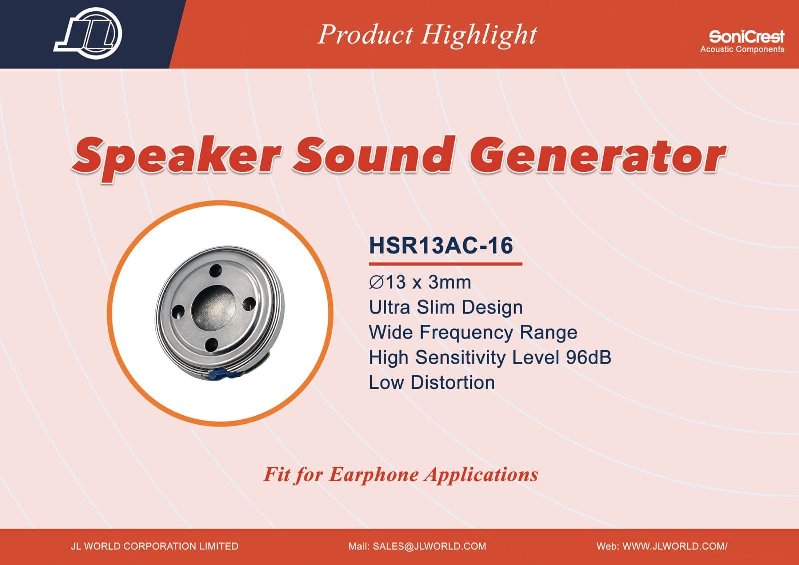 New Product – HSR13AC-16